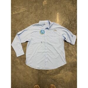 NEW Men's Columbia Blue XLarge Crystal Springs Long Sleeve Shirt